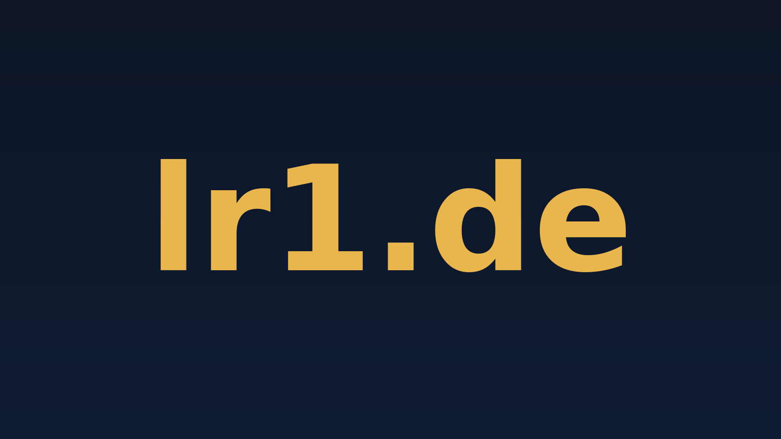 lr1.de – Domain zu verkaufen
